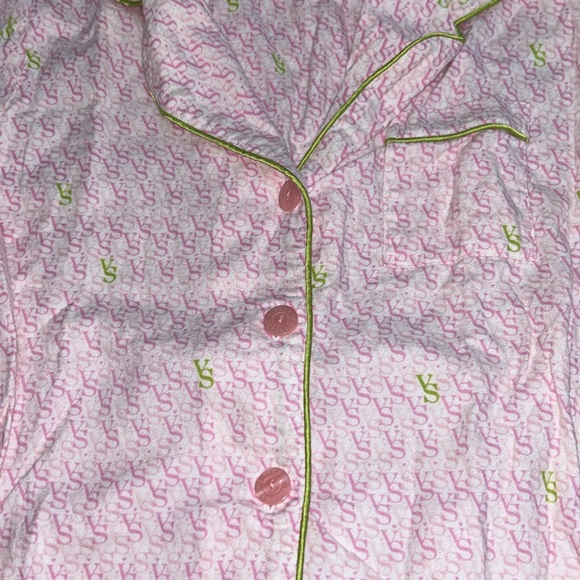 Medium Victoria’s Secret 100% cotton pajama top button down flannel - Picture 2 of 5